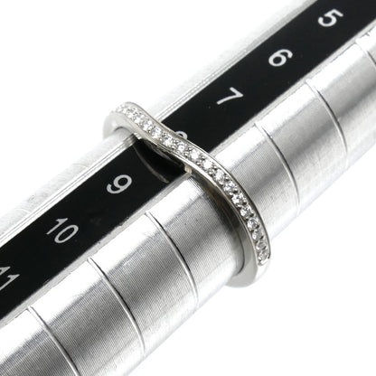 CARTIER カルティエ Pt950プラチナ バレリーナ カーブ ウェディング リング・指輪 B4093048 ダイヤモンド 8号 48 2.9g レディース【中古】【美品】