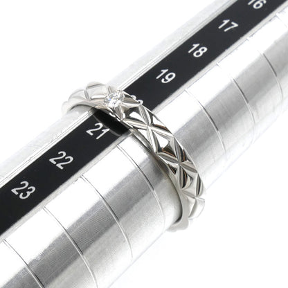CHANEL シャネル Pt950プラチナ マトラッセ 1PD リング・指輪 J2822 ダイヤモンド 20.5号 61 6.2g メンズ【中古】【美品】
