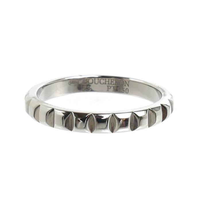 Boucheron ブシュロン Pt950プラチナ キャトル クルドパリ リング・指輪 JAL00109 13号 53 4.7g レディース【中古】【美品】