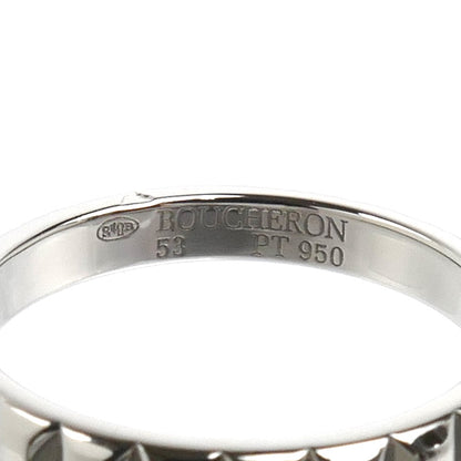 Boucheron ブシュロン Pt950プラチナ キャトル クルドパリ リング・指輪 JAL00109 13号 53 4.7g レディース【中古】【美品】