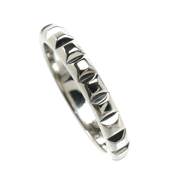 Boucheron ブシュロン Pt950プラチナ キャトル クルドパリ ミディアム リング・指輪 JAL00109 7号 47 4.1g レディース【中古】【美品】
