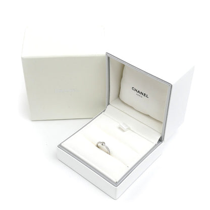 CHANEL シャネル Pt950プラチナ カメリア リング・指輪 J11885 ダイヤモンド 8.5号 49 3.5g レディース【中古】【美品】