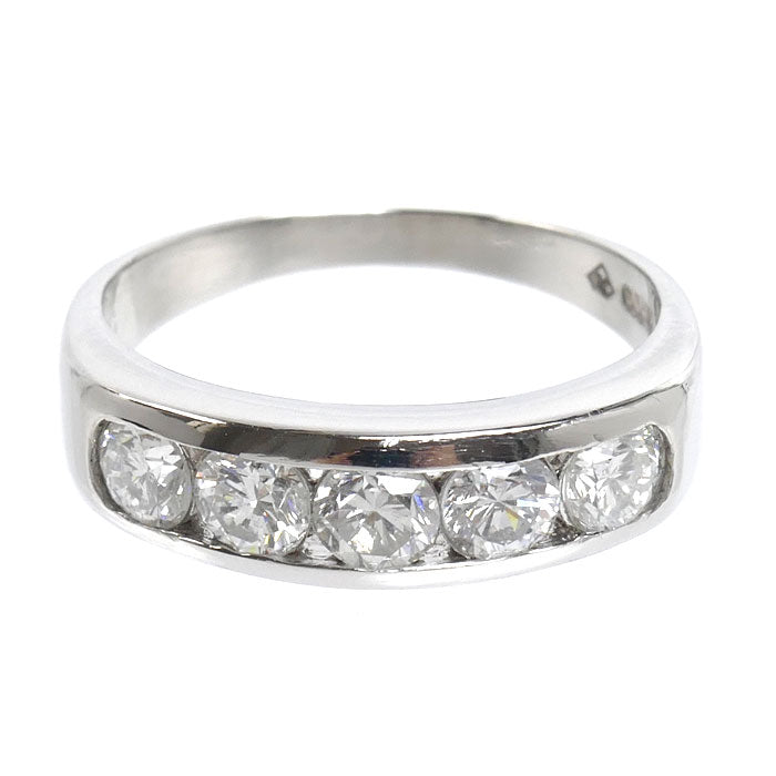 Pt900プラチナ リング・指輪 ダイヤモンド1.00ct 12号 4.8g レディース【中古】【美品】