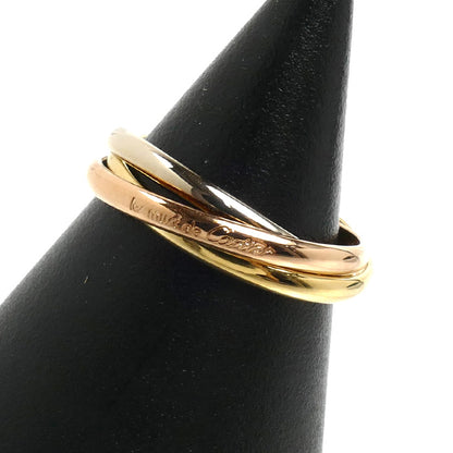CARTIER カルティエ K18YG/PG/WG les must de Cartier トリニティXS リング・指輪 12.5号 53 3.7g レディース【中古】【美品】