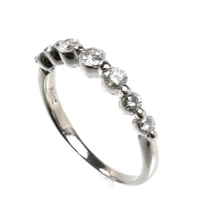 Pt900プラチナ リング・指輪 ダイヤモンド0.50ct 13号 3.1g レディース【中古】