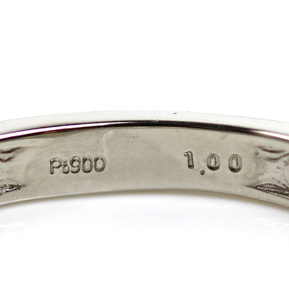 Pt900プラチナ エタニティ リング・指輪 ダイヤモンド1.00ct 15号 2.9g レディース【中古】