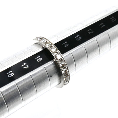 Pt900プラチナ エタニティ リング・指輪 ダイヤモンド1.00ct 15号 2.9g レディース【中古】
