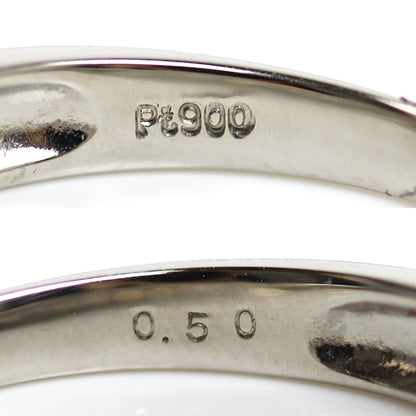 Pt900プラチナ リング・指輪 ダイヤモンド0.50ct 11.5号 4.1g レディース【中古】