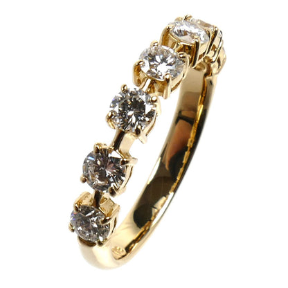 K18YG イエローゴールド リング・指輪 ダイヤモンド0.78ct 12号 2.5g レディース【中古】【美品】