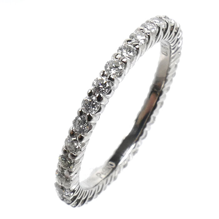 Pt900プラチナ フルエタニティ リング・指輪 ダイヤモンド0.64ct 8号 2.4g レディース【中古】【美品】
