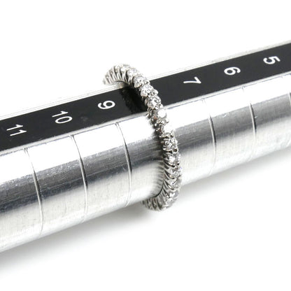 Pt900プラチナ フルエタニティ リング・指輪 ダイヤモンド0.64ct 8号 2.4g レディース【中古】【美品】