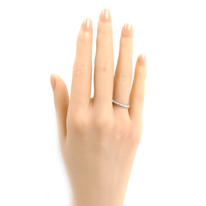 Pt900プラチナ フルエタニティ リング・指輪 ダイヤモンド0.64ct 8号 2.4g レディース【中古】【美品】