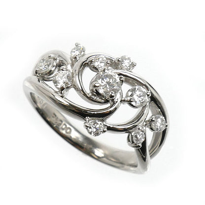 Pt900プラチナ リング・指輪 ダイヤモンド0.51ct 12号 7.2g レディース【中古】【美品】