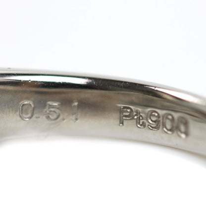 Pt900プラチナ リング・指輪 ダイヤモンド0.51ct 12号 7.2g レディース【中古】【美品】