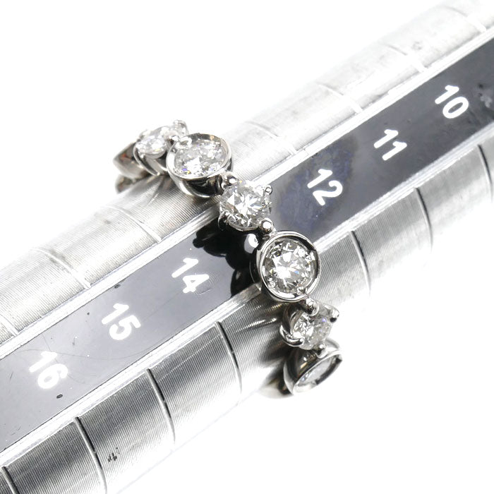 K18WG ホワイトゴールド リング・指輪 ダイヤモンド1.00ct 13号 5.6g レディース【中古】