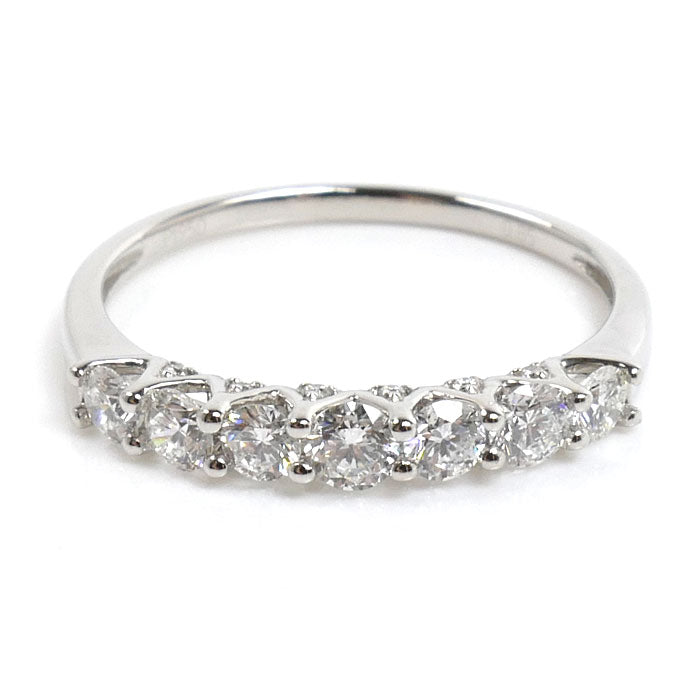 Pt950プラチナ リング・指輪 ダイヤモンド0.85ct 20号 3.1g 大きなサイズ レディース【中古】【美品】
