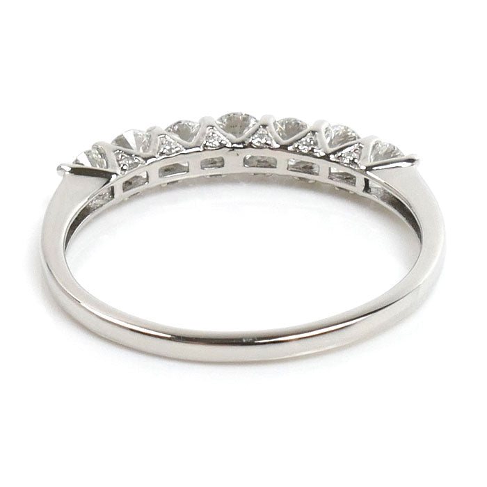 Pt950プラチナ リング・指輪 ダイヤモンド0.85ct 20号 3.1g 大きなサイズ レディース【中古】【美品】