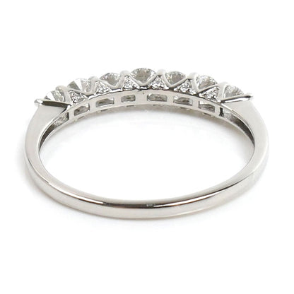 Pt950プラチナ リング・指輪 ダイヤモンド0.85ct 20号 3.1g 大きなサイズ レディース【中古】【美品】