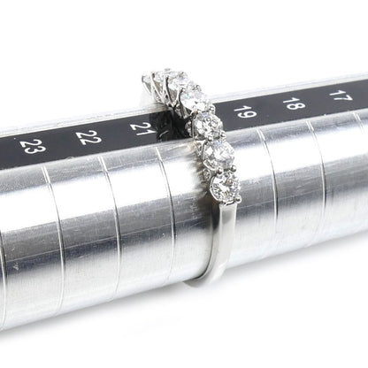 Pt950プラチナ リング・指輪 ダイヤモンド0.85ct 20号 3.1g 大きなサイズ レディース【中古】【美品】