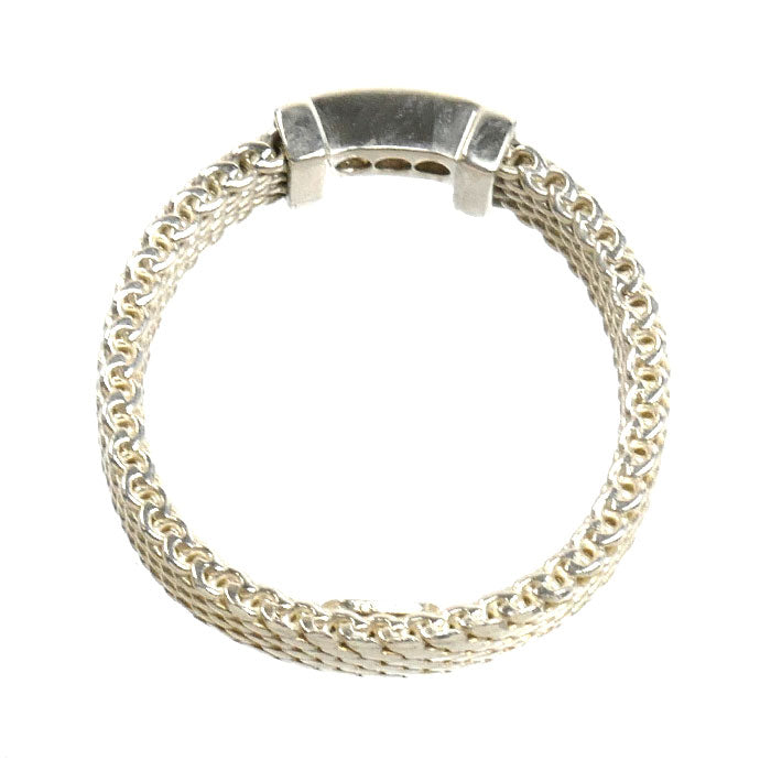 TIFFANY&Co. ティファニー シルバー925 サマセット リング・指輪 ダイヤモンド 10号 2.3g レディース【中古】