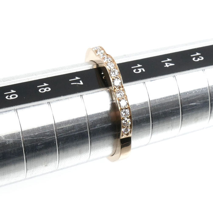 K18PG ピンクゴールド リング・指輪 ダイヤモンド0.30ct 16号 2.2g レディース【中古】【美品】