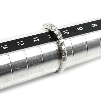 Pt900プラチナ ハーフエタニティ リング・指輪 ダイヤモンド0.30ct 10.5号 2.3g レディース【中古】【美品】
