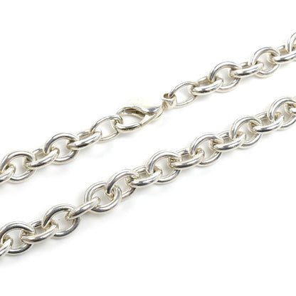 TIFFANY&Co. ティファニー シルバー925 K18YG イエローゴールド ハートロック ネックレス 60.5g 40cm レディース【中古】