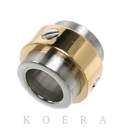 CARTIER カルティエ K18YG イエローゴールド ステンレス サントス100 ペンダントトップ 5.7g ユニセックス【中古】【美品】