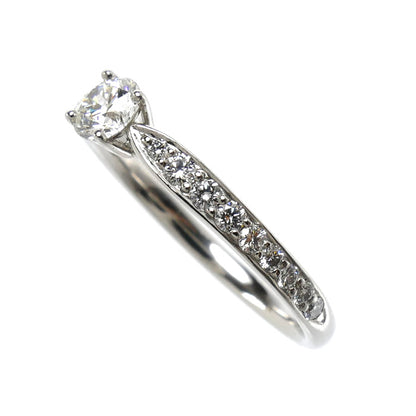 TIFFANY&Co. ティファニー Pt950プラチナ ハーモニー リング・指輪 ダイヤモンド0.24ct 9.5号 2.6g レディース【中古】【美品】