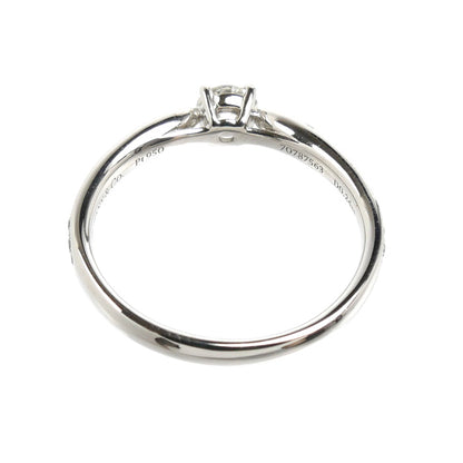 TIFFANY&Co. ティファニー Pt950プラチナ ハーモニー リング・指輪 ダイヤモンド0.24ct 9.5号 2.6g レディース【中古】【美品】