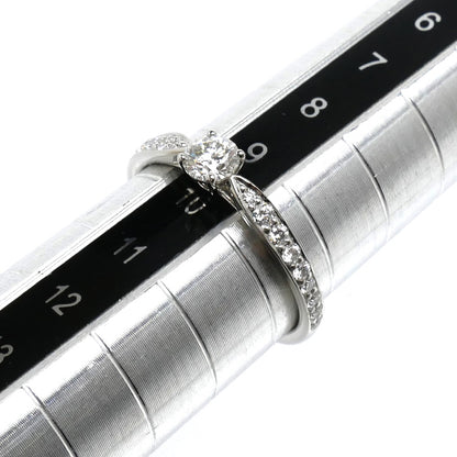 TIFFANY&Co. ティファニー Pt950プラチナ ハーモニー リング・指輪 ダイヤモンド0.24ct 9.5号 2.6g レディース【中古】【美品】