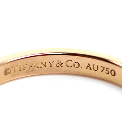 TIFFANY&Co. ティファニー K18PG ピンクゴールド ミルグレイン リング・指輪 9号 2.5g レディース【中古】
