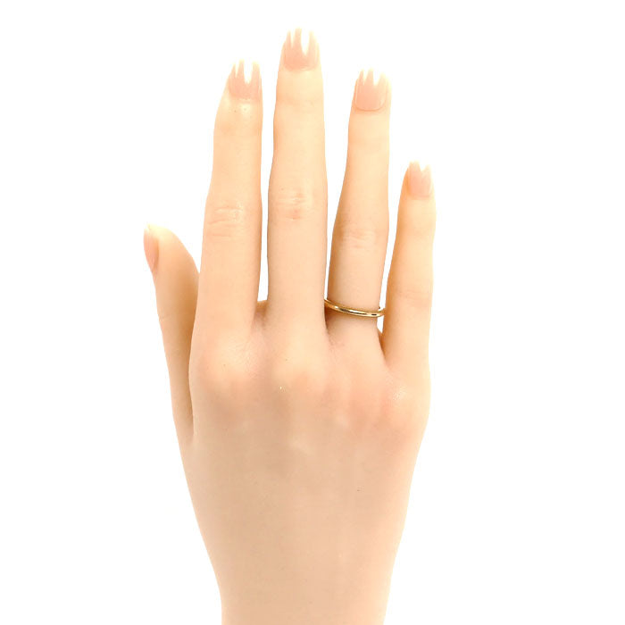 TIFFANY&Co. ティファニー K18PG ピンクゴールド ミルグレイン リング・指輪 9号 2.5g レディース【中古】