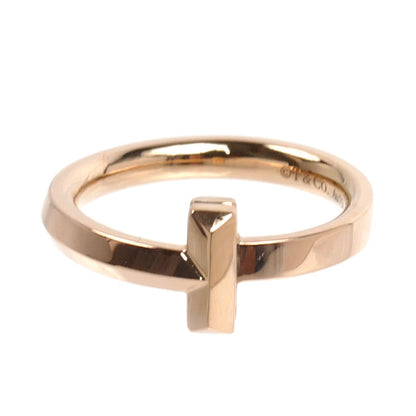 TIFFANY&Co. ティファニー K18PG ピンクゴールド Tワン リング・指輪 67797272 6号 3.6g レディース【中古】【美品】