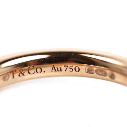 TIFFANY&Co. ティファニー K18PG ピンクゴールド Tワン リング・指輪 67797272 6号 3.6g レディース【中古】【美品】