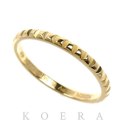 Boucheron ブシュロン K18YG イエローゴールド キャトル クルドパリ スモール リング・指輪 JAL01165 17.5号 58 2.2g メンズ【中古】【美品】