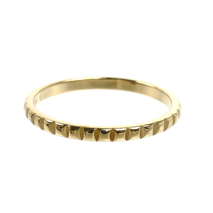 Boucheron ブシュロン K18YG イエローゴールド キャトル クルドパリ スモール リング・指輪 JAL01165 17.5号 58 2.2g メンズ【中古】【美品】