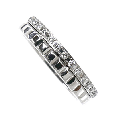 Boucheron ブシュロン K18WG ホワイトゴールド キャトル ラディアント クルドパリ リング・指輪 JAL00281 ダイヤモンド 7号 47 3.5g レディース【中古】【美品】