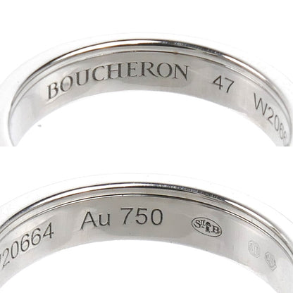 Boucheron ブシュロン K18WG ホワイトゴールド キャトル ラディアント クルドパリ リング・指輪 JAL00281 ダイヤモンド 7号 47 3.5g レディース【中古】【美品】