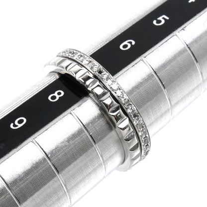 Boucheron ブシュロン K18WG ホワイトゴールド キャトル ラディアント クルドパリ リング・指輪 JAL00281 ダイヤモンド 7号 47 3.5g レディース【中古】【美品】