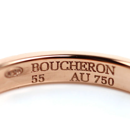 Boucheron ブシュロン K18PG ピンクゴールド キャトル クルドパリ ミディアム リング・指輪 JAL00108 14.5号 55 3.5g レディース【中古】【美品】