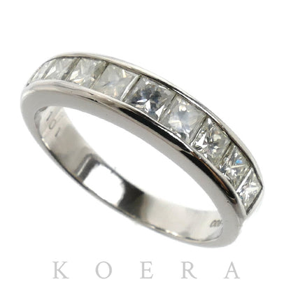Pt900プラチナ リング・指輪 ダイヤモンド1.01ct 13.5号 5.2g プリンセスカット レディース【中古】