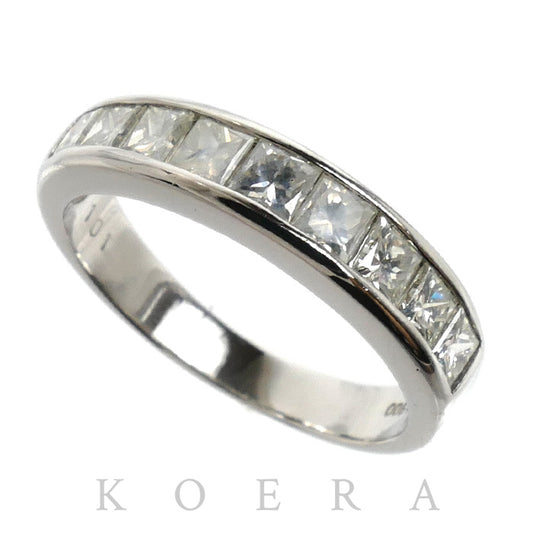 Pt900プラチナ リング・指輪 ダイヤモンド1.01ct 13.5号 5.2g プリンセスカット レディース【中古】