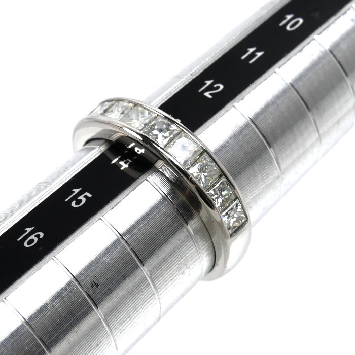 Pt900プラチナ リング・指輪 ダイヤモンド1.01ct 13.5号 5.2g プリンセスカット レディース【中古】