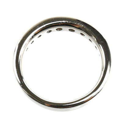 Pt950プラチナ ハーフエタニティ リング・指輪 ダイヤモンド0.70ct 15号 9.0g レディース【中古】