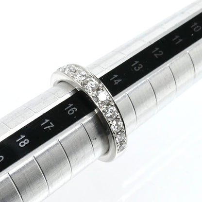 Pt950プラチナ ハーフエタニティ リング・指輪 ダイヤモンド0.70ct 15号 9.0g レディース【中古】