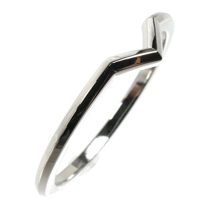 TIFFANY&Co. ティファニー Pt950プラチナ Vバンド リング・指輪 15号 2.8g レディース【中古】【美品】