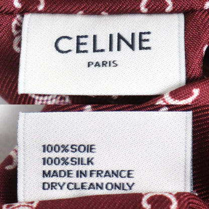 CELINE セリーヌ シルク 真鍮 ミニトリオンフ ヘアアクセサリー 461DK2SIB.28AI シュシュ レディース【中古】【美品】