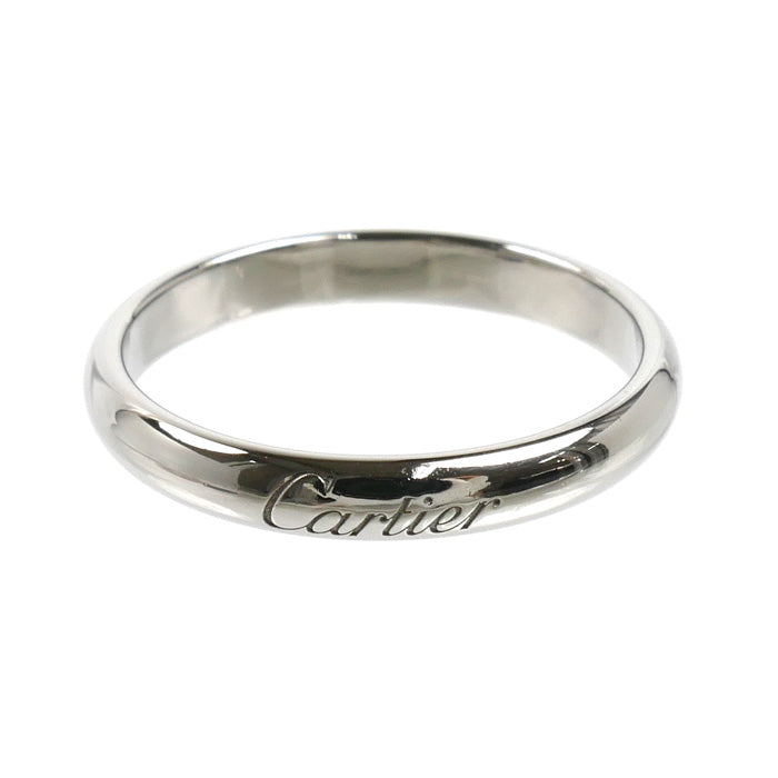 CARTIER カルティエ Pt950プラチナ C ドゥ カルティエ ウェディング リング・指輪 B4232455 15号 55 4.3g レディース【中古】【美品】