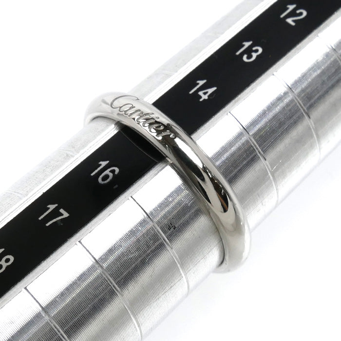 CARTIER カルティエ Pt950プラチナ C ドゥ カルティエ ウェディング リング・指輪 B4232455 15号 55 4.3g レディース【中古】【美品】